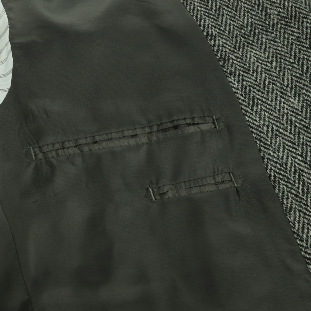 Beaucaire X Harris Tweed Classic Blazer for Men - Grey Reg - Premium Wool Jacket for Business, Office & Formal Occasions
