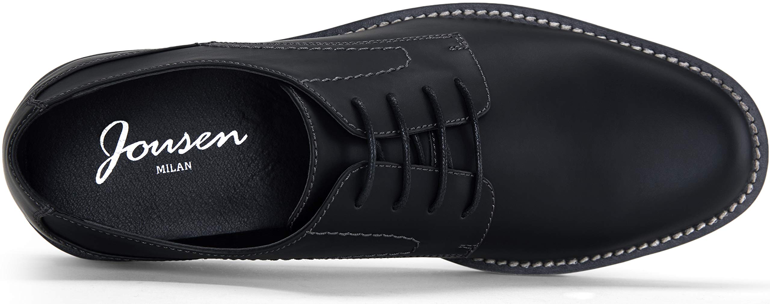 Jousen Men's Dress Shoes - Retro Casual Oxford Shoes for Men | Comfortable & Stylish for Office, Wedding & Formal Events
