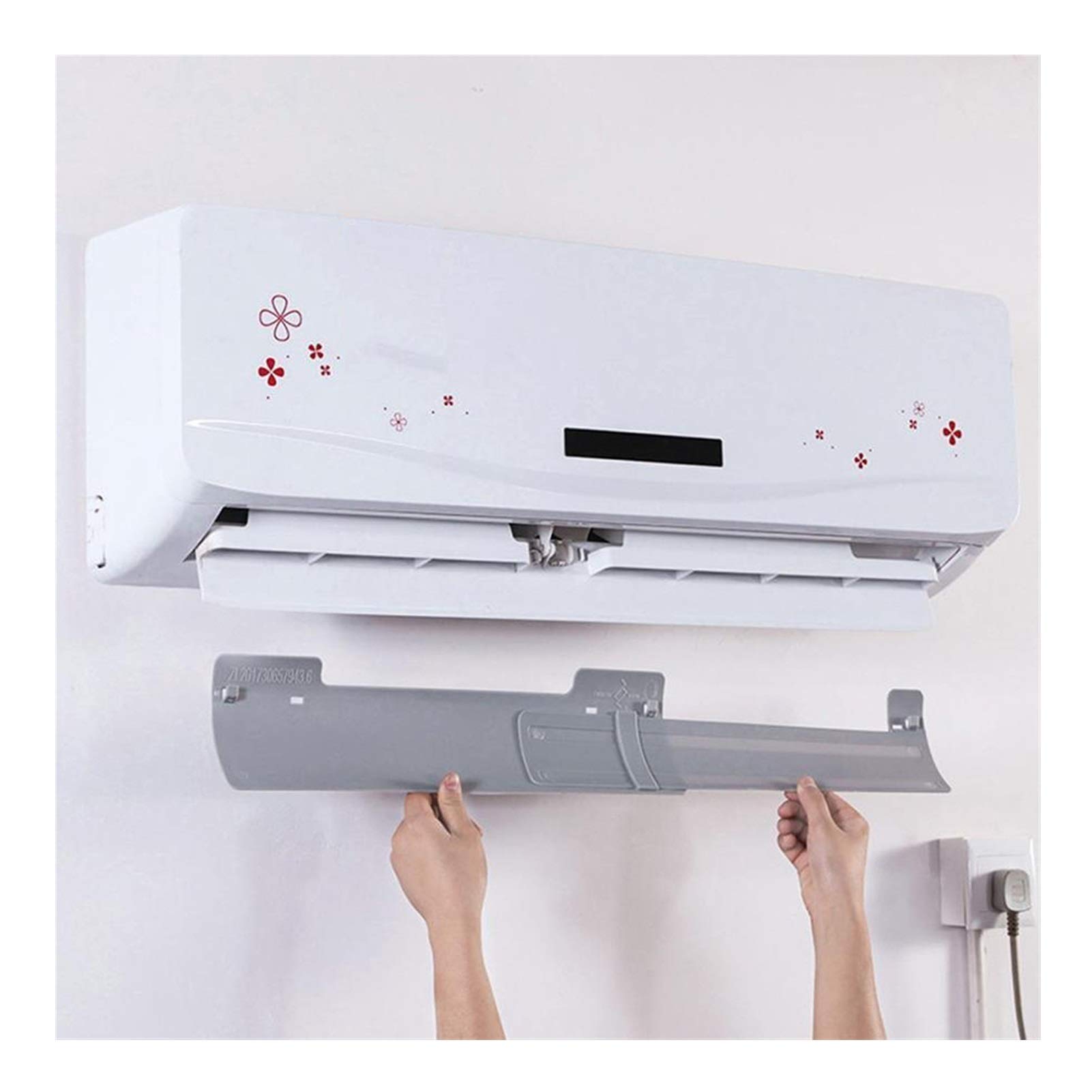Qgg Air Conditioner Wind Shield - Cold Air Deflector for Direct Blow Protection | AC Baffle for Home & Office Cooling Comfort