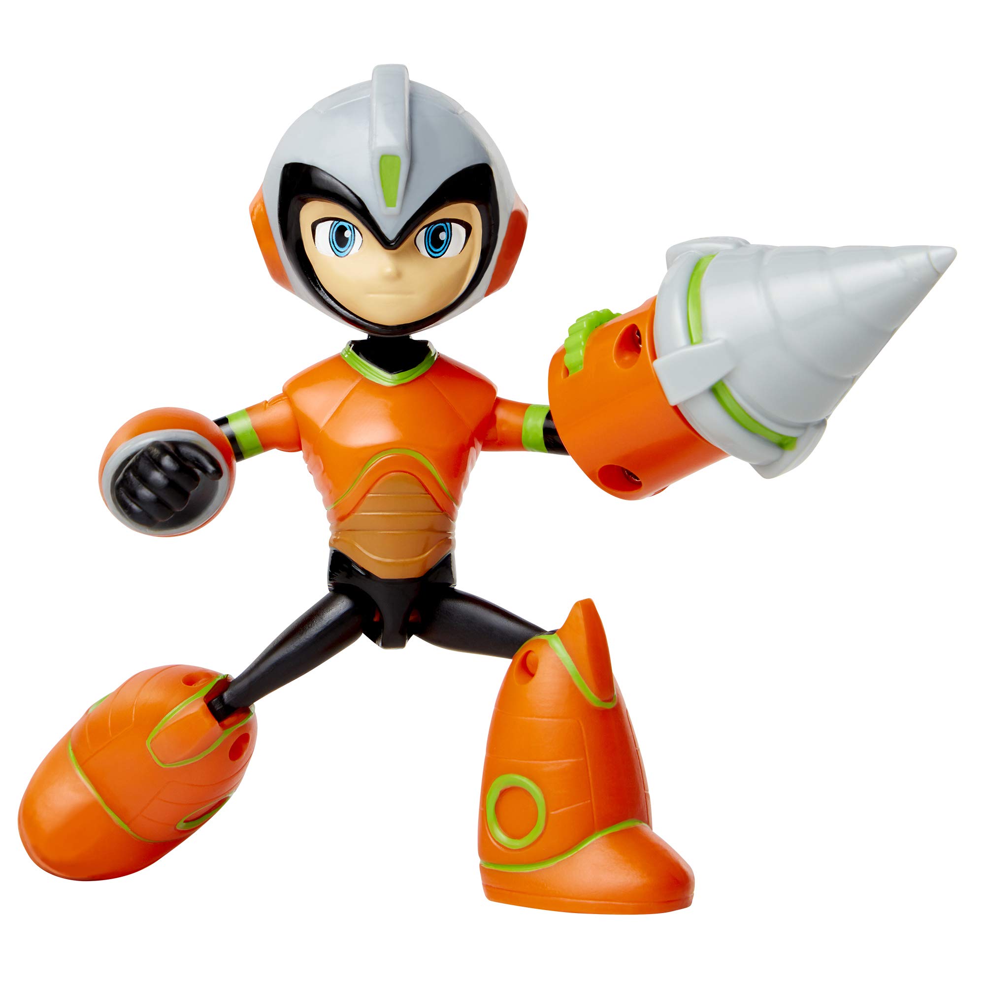 Fully Charged Deluxe Drill Man Articulated Action Figure with Spinning Drill & Break-Apart Boulder - Inspired by the New Show | Perfect for Collectors & Kids Play | STEM Toy for Creative Role-Playing Adventures