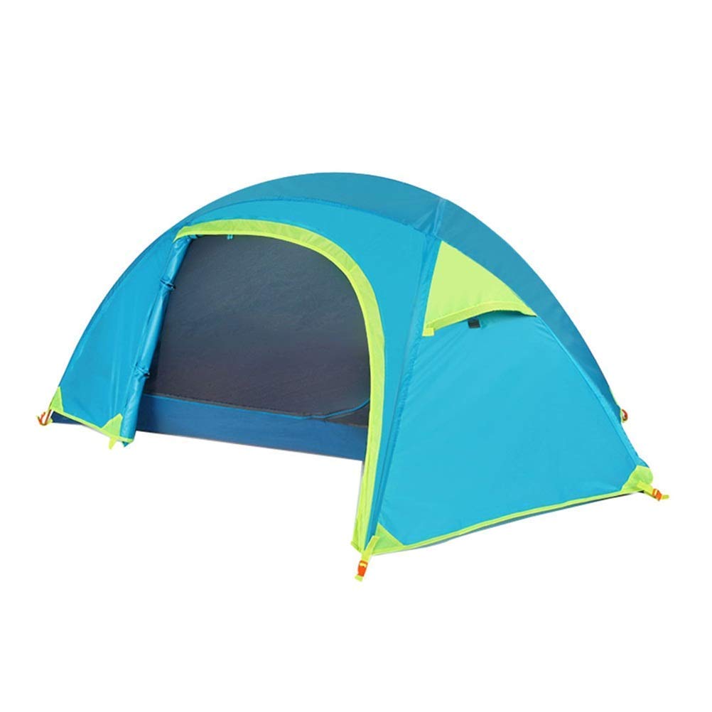 QHYXT Ultralight Waterproof Windproof Camping Tent - Single/Double Person for Outdoor, Hiking, Fishing & Backpacking | Perfect for Rainy & Windy Weather Adventures