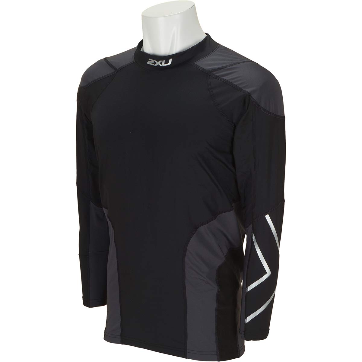 2XU Men's Elite Golf Long Sleeve Compression Shirt - Moisture Wicking, UV Protection & Muscle Support for Golfers & Athletes - Perfect for Training, Tournaments & Outdoor Sports