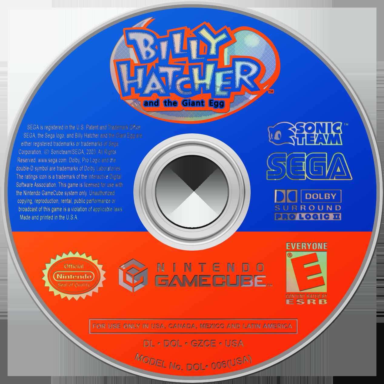 Billy Hatcher and the Giant Egg - Nintendo GameCube Adventure Game for Kids & Adults - Perfect for Family Game Nights & Retro Gaming Enthusiasts
