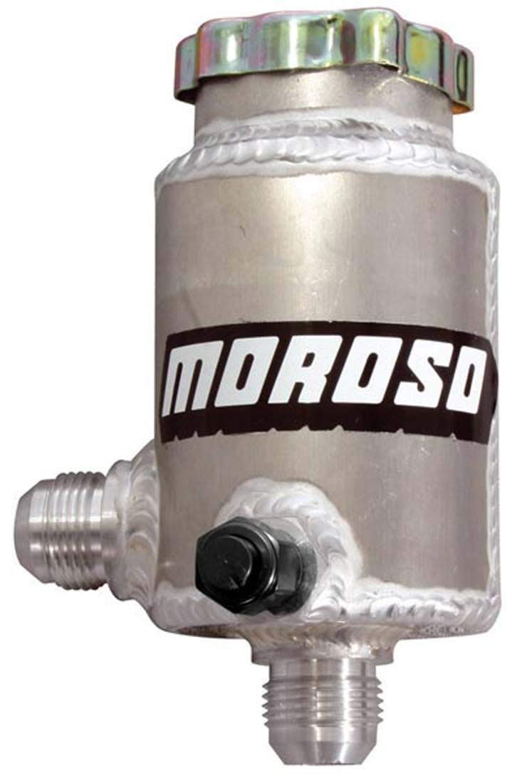 Moroso 85471 Air-Oil Separator - High Performance Oil Catch Can for Automotive Engines | Reduces Blow-by & Improves Engine Efficiency | Ideal for Racing, Off-Road & High-Performance Vehicles