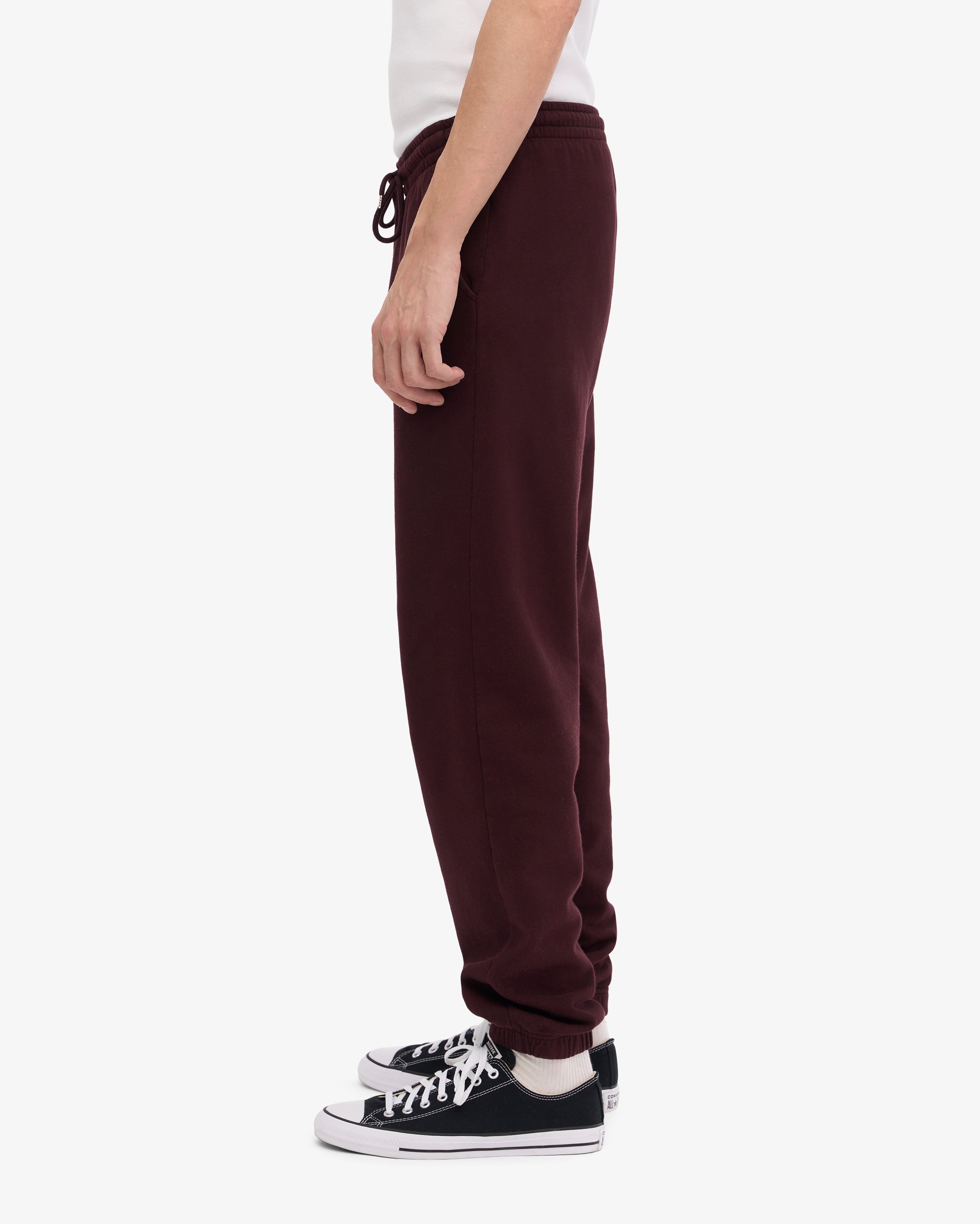 Organic Cotton Sweatpants for Women - Soft & Comfortable Oxblood Red Joggers - Perfect for Yoga, Lounge & Casual Wear