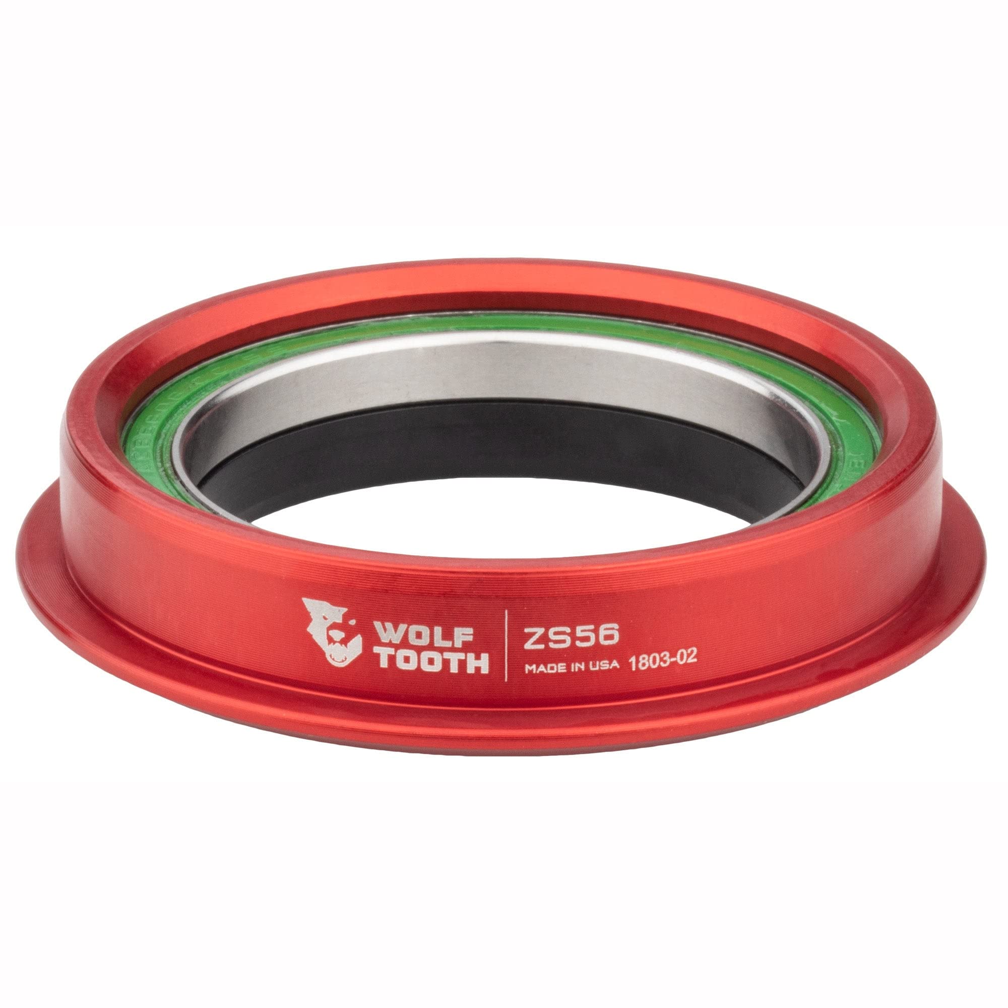 Wolf Tooth Premium Zero Stack (ZS) Headset - Lightweight & Durable Bike Headset for MTB, Road & Gravel Bikes | Perfect for Trail Riding & Commuting