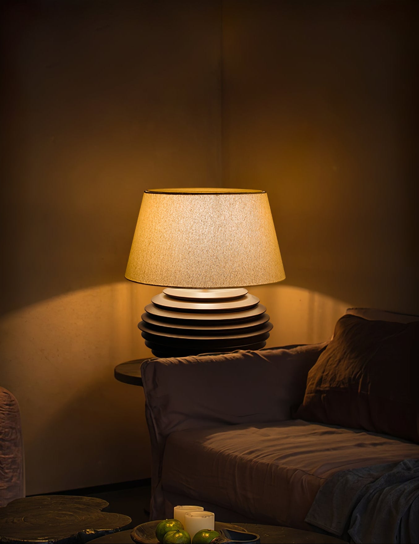 Modern Cadence Table Lamp - Adjustable LED Desk Light with USB Port for Bedroom, Office & Study - Perfect for Reading, Working & Nightstand Use