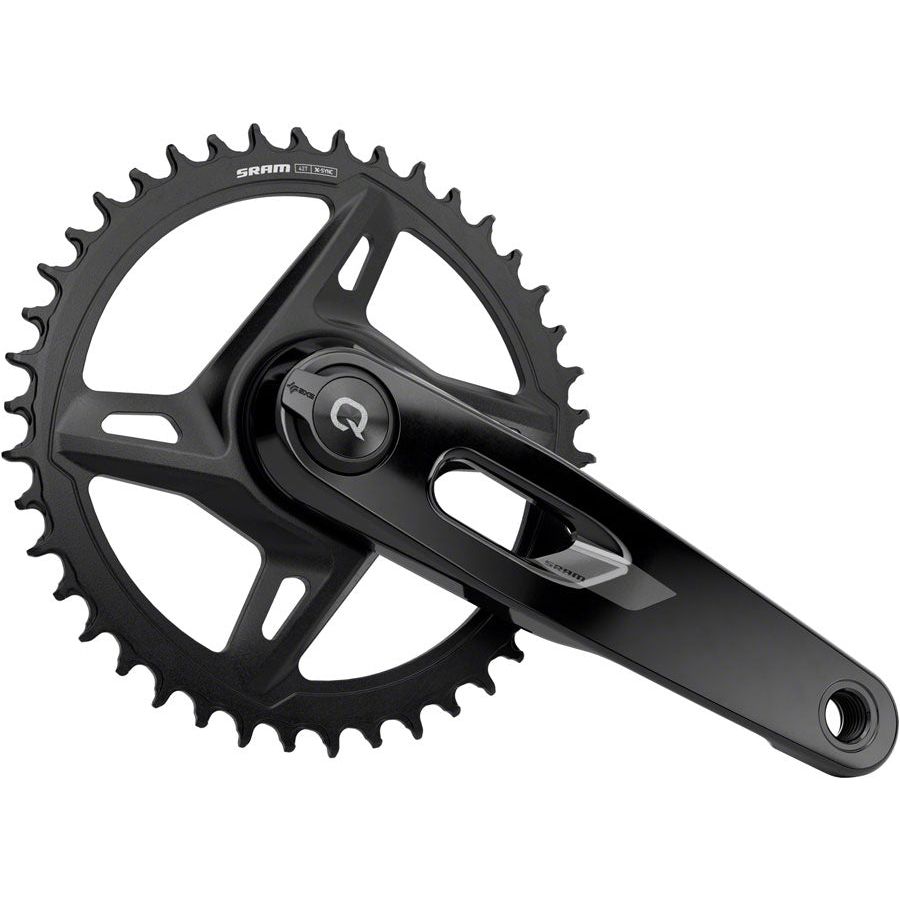 SRAM Rival 1x XPLR AXS Power Meter Wide Crankset - 175mm, 12/13 Speed, 42t, 8 Bolt Direct Mount, DUB PM Spindle, Carbon, E1 - Perfect for Gravel & Road Biking, MTB & Cyclocross Racing