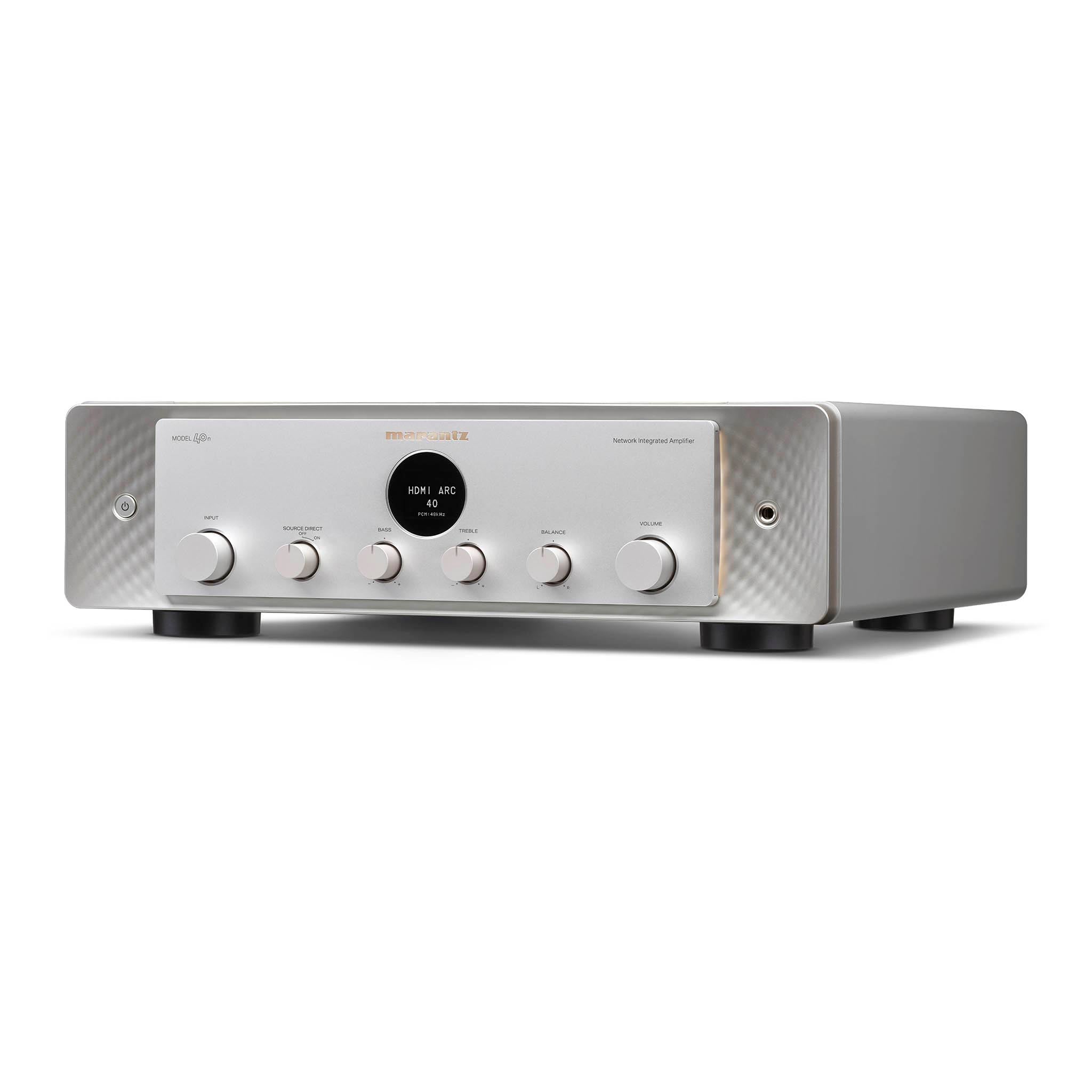 Marantz MODEL 40n Hi-Fi Streaming Integrated Amplifier with HEOS Built-in - Premium Audio for Home Theater & Music Listening | Perfect for Living Rooms, Home Studios & Audiophile Setups