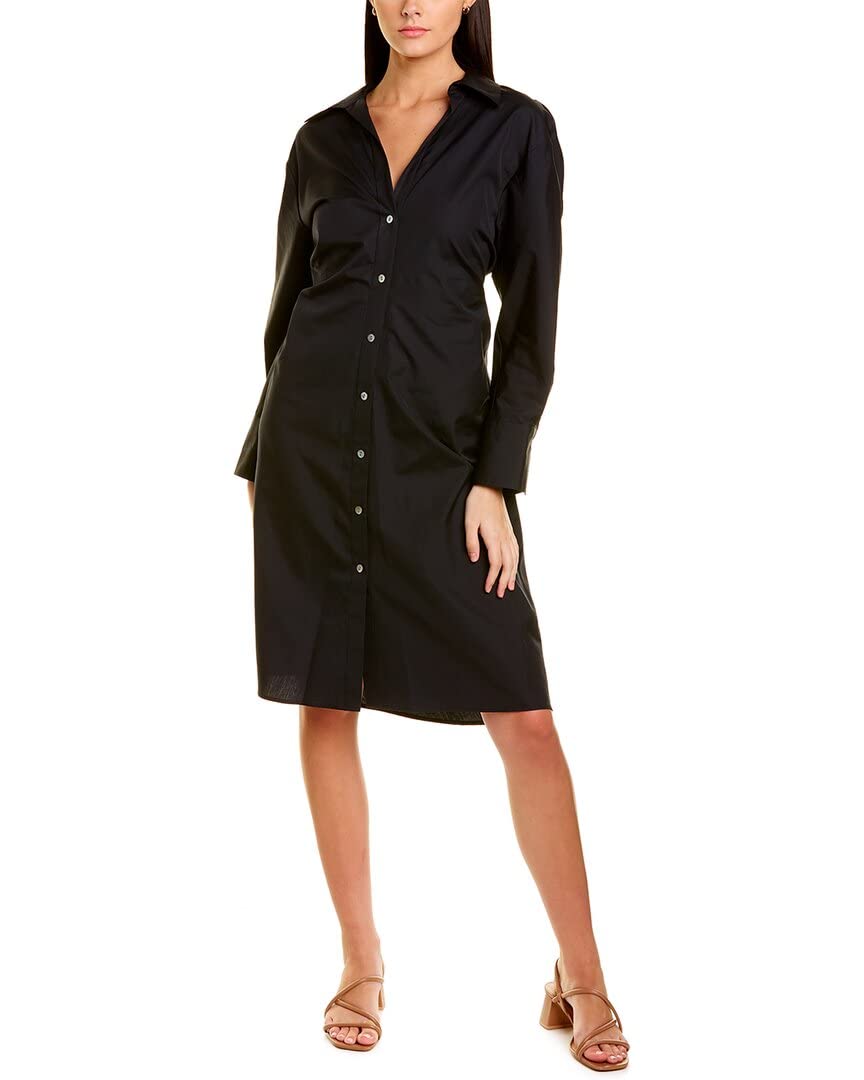 Vince Women's Long Sleeve Soft Fitted Shirt Dress - Elegant Office Wear & Casual Outfit for Women | Perfect for Work, Date Night & Everyday Style