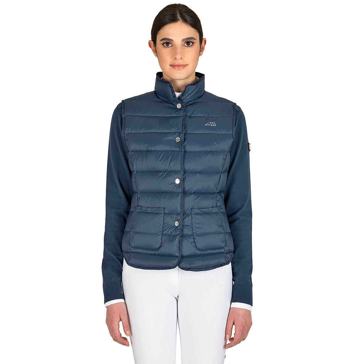 Equiline Women's Ebice Lightweight Down Vest - Warm Winter Puffer Jacket for Outdoor Activities & Casual Wear