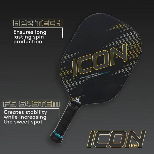 Diadem Icon V2 Standard Tennis Racket - Demo Rental for Practice & Training | Perfect for Beginners & Intermediate Players | Ideal for Court Play & Coaching Sessions