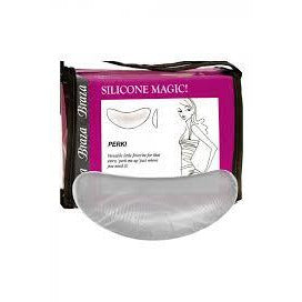BRAZA Perki Silicone Magic Inserts - Push Up & Enhance Breast Shape - Comfortable & Reusable Silicone Bra Inserts for Women - Perfect for Swimwear, Dresses & Everyday Wear