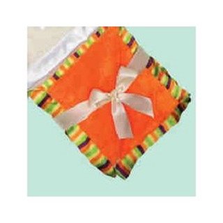 Soft Orange Fleece Blanket 36