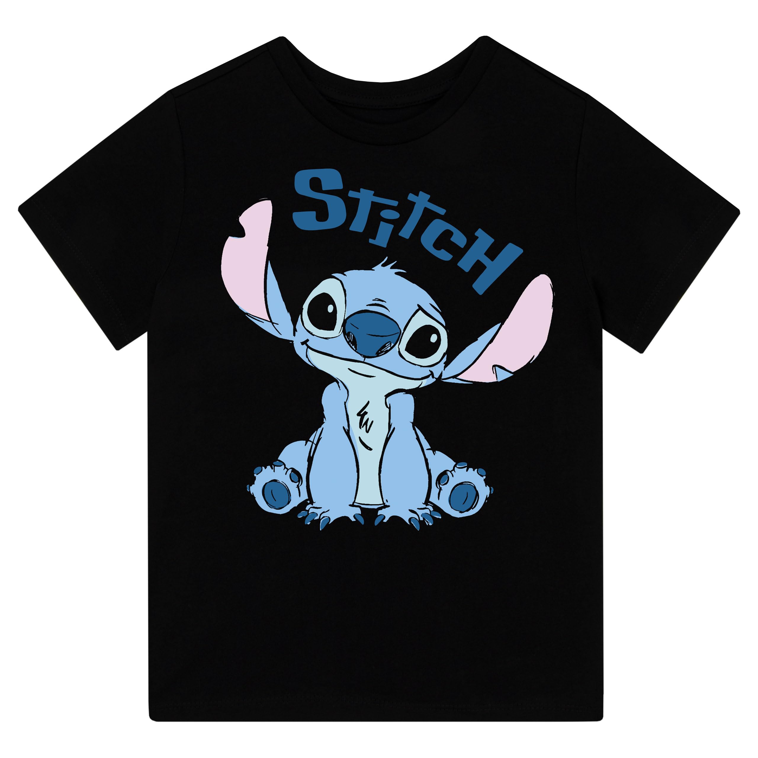 Disney Women's Stitch Graphic T-Shirt | Lilo and Stitch Cotton Tee for Women | Short Sleeve Casual Tops | Perfect for Disney Fans, Theme Parks & Everyday Wear