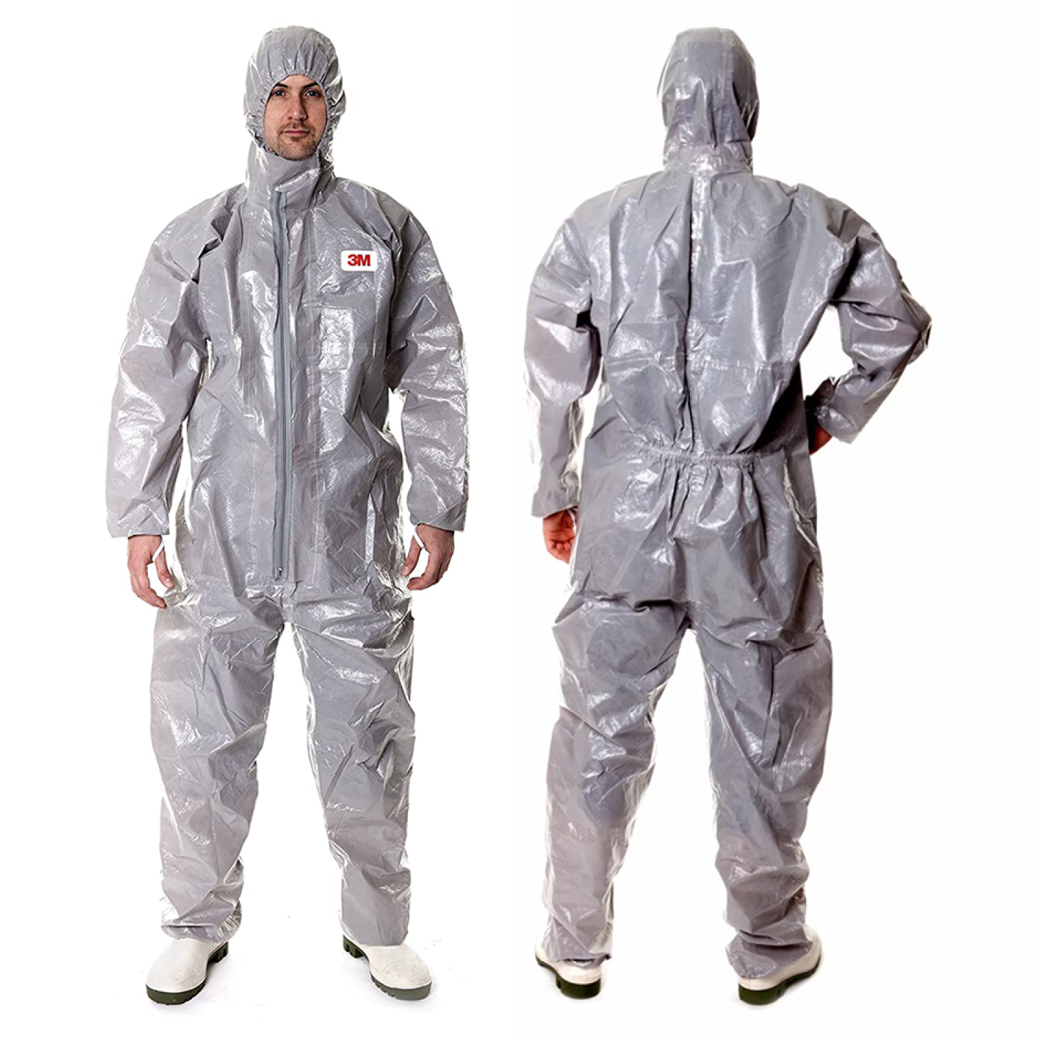 3M Chemical Protective Coverall 4570 - Disposable Hazmat Suit, Size 3XL - Full Body Protection for Industrial, Medical & Emergency Use