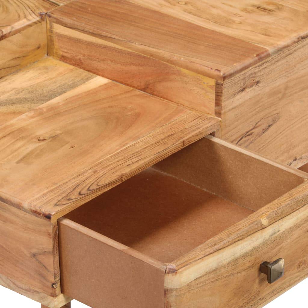 FAMIROSA Acacia Wood Coffee Table 27.5