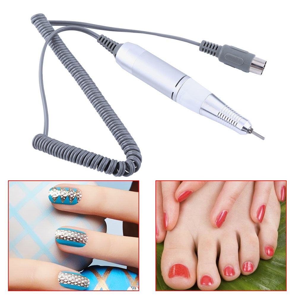 Professional Electric Nail Drill Kit - Cordless Nail Grinder for Pedicure & Manicure | High Speed Nail File Handpiece with Replacement Bits | Perfect for Salon, Home & Travel Nail Care