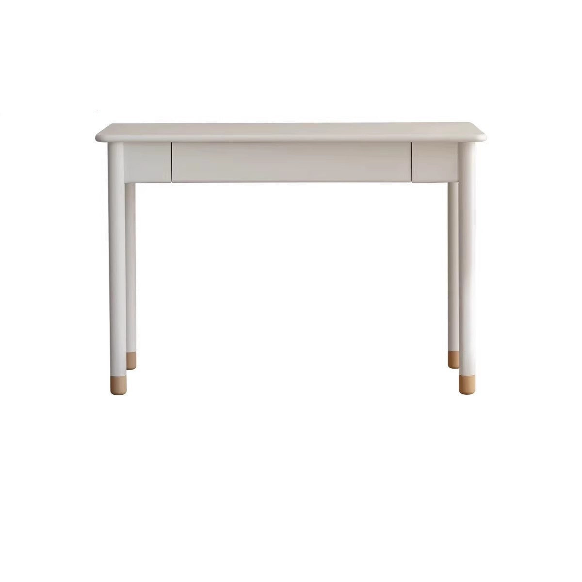 Solid Poplar Wood Kids Height-Adjustable Learning Desk with Cream Drawer - Perfect for Homeschooling, Online Classes & Study Room Organization