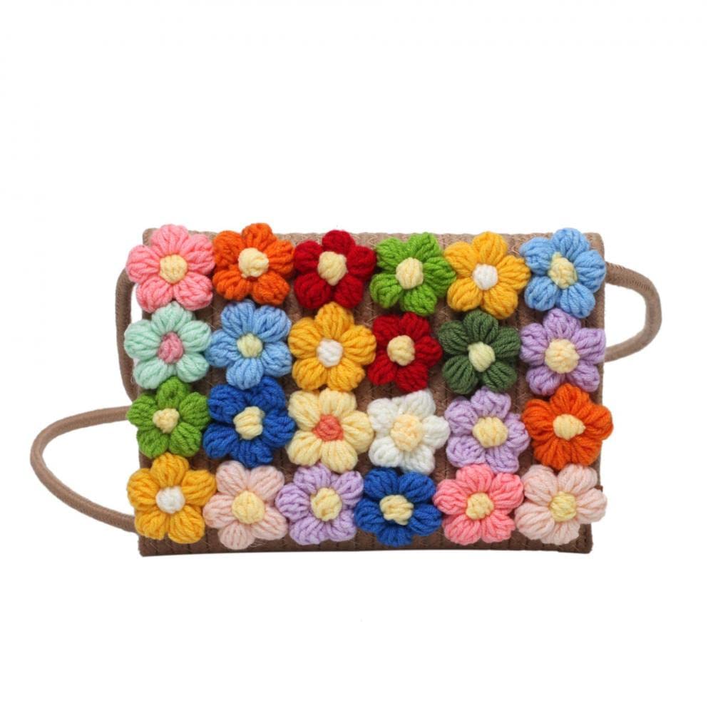 Women's Handwoven Cotton Clutch Purse - Summer Beach Shoulder Bag, Boho Crochet Crossbody Handbag for Women | Perfect for Beach Vacations, Date Nights & Casual Outings
