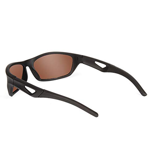 Polarized Sports Sunglasses for Men & Women - UV Protection, Shatter Resistant Cycling Glasses for Running, Hiking, Fishing & Outdoor Activities