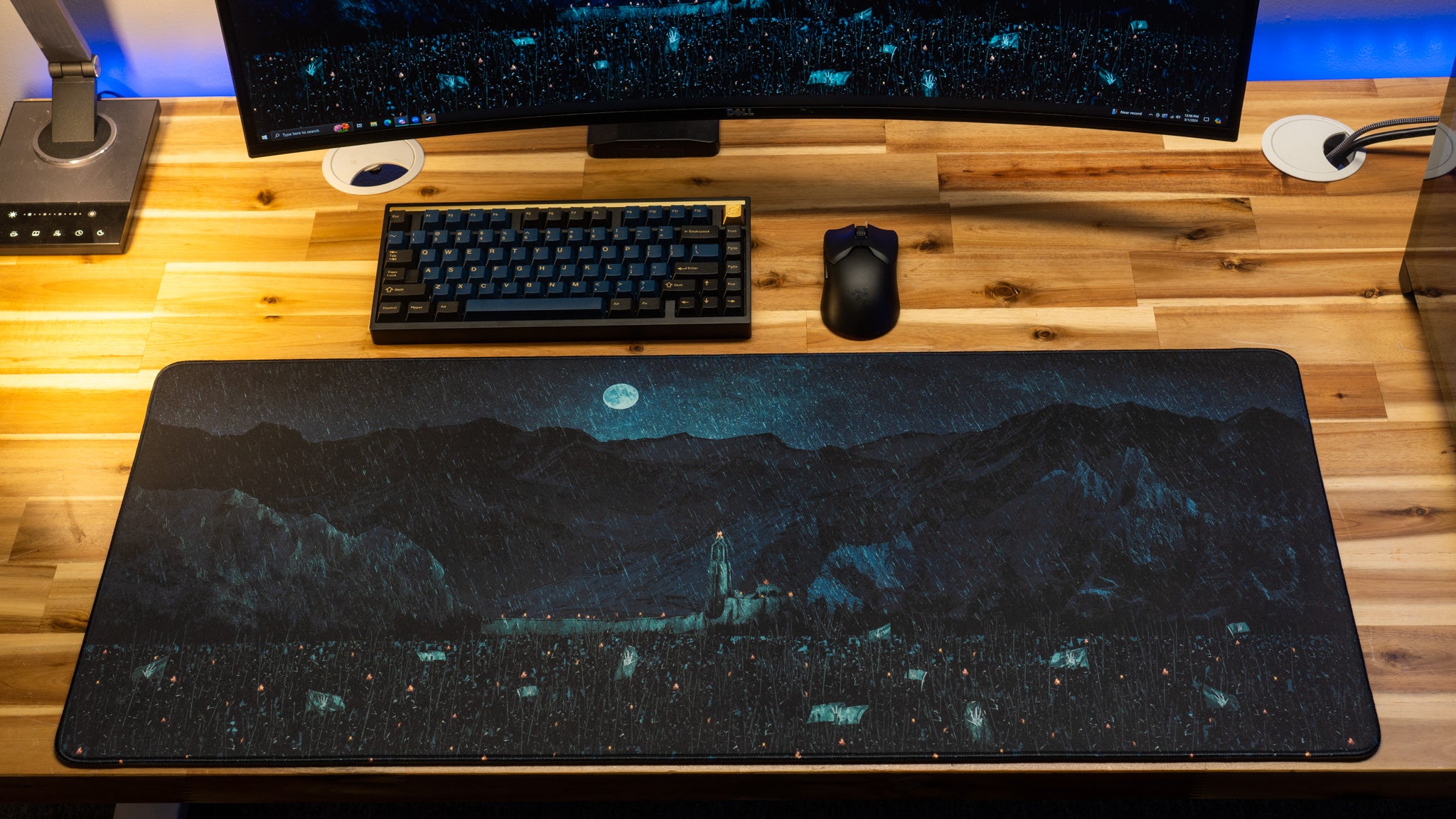 Bellum Et Historia Helms Deep Limited Edition XL Gaming Mouse Pad - Premium Desk Mat for PC Gamers & Content Creators | Perfect for Gaming Setups & Streaming Studios