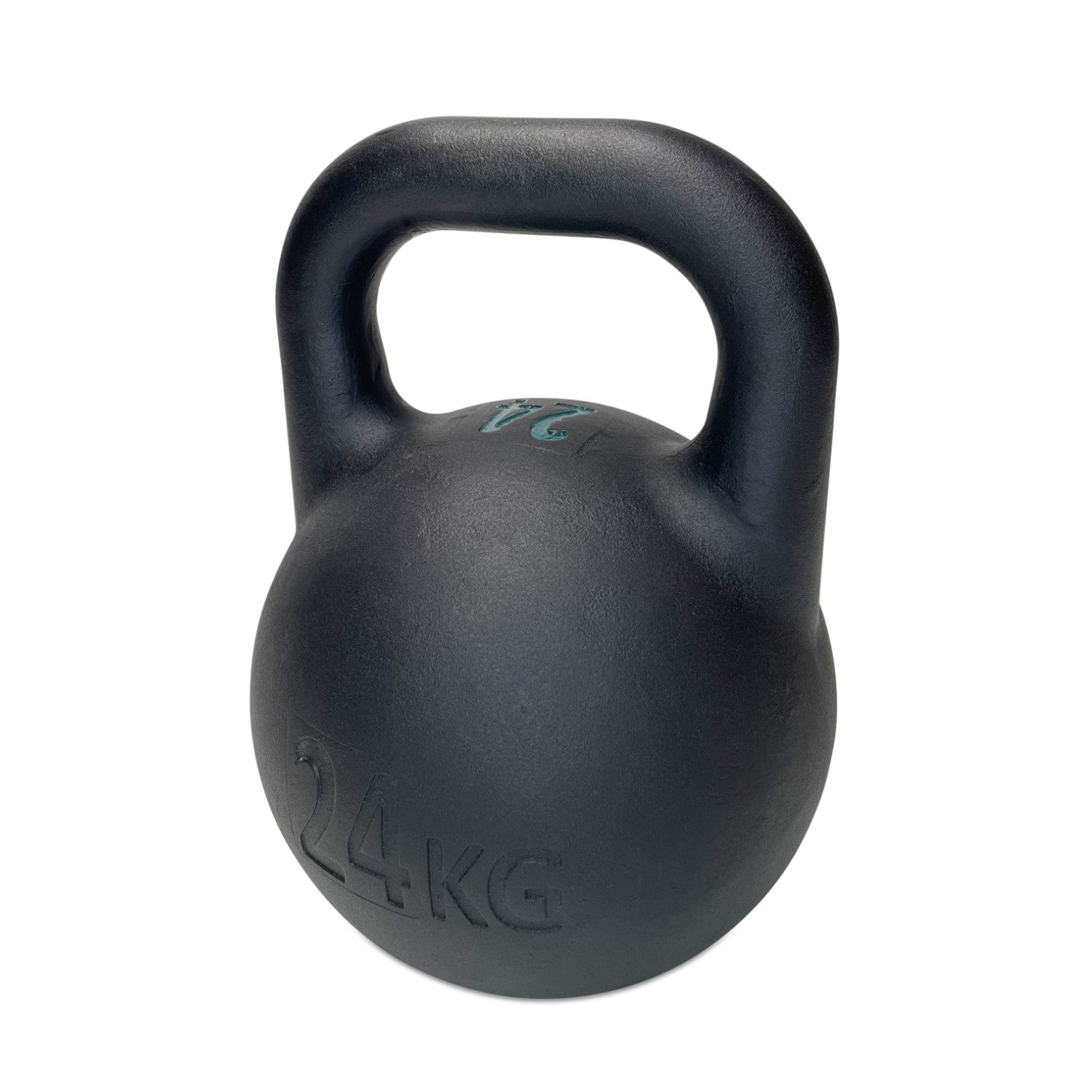 Premium 24KG Competition Kettlebell - Professional Grade Black Cast Iron Weight for CrossFit, Strength Training & Home Gym Workouts