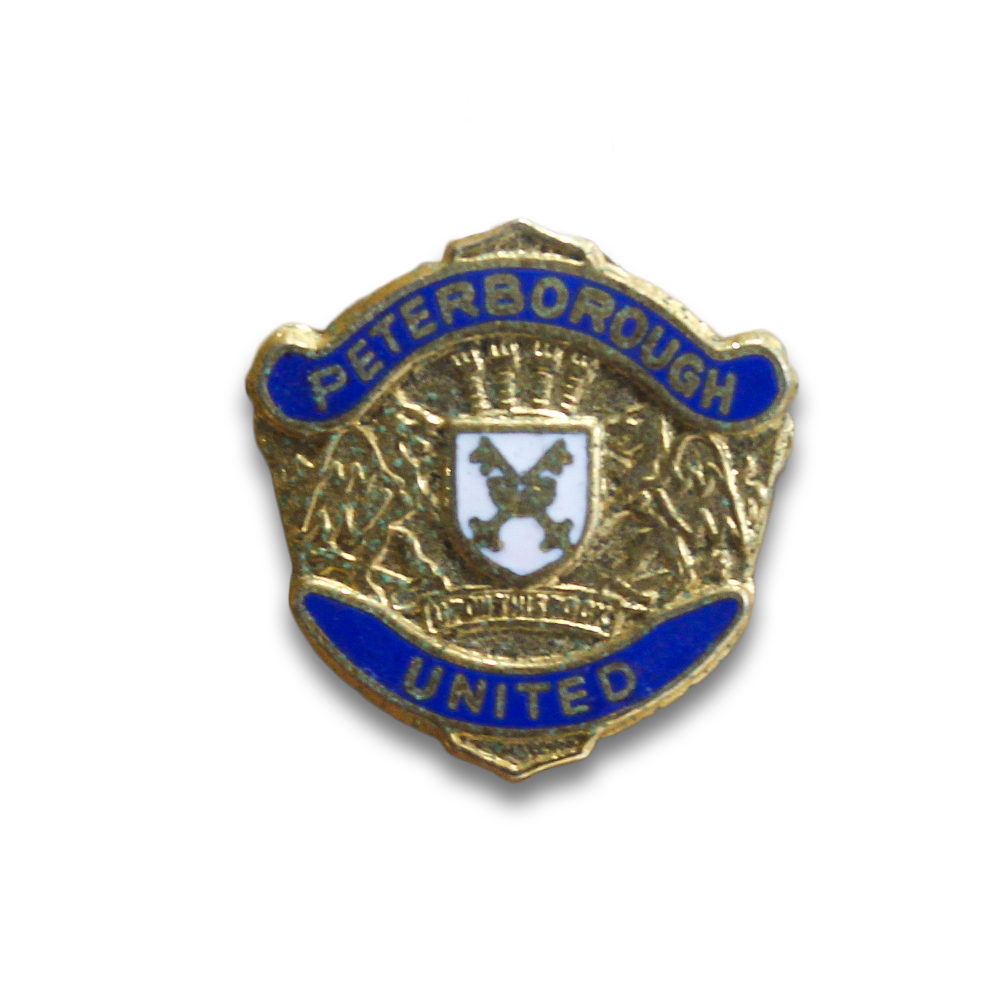 Peterborough United FC Gold Pin Badge - Official Football Club Collectible for Fans, Gifts & Memorabilia - Perfect for Jackets, Hats & Backpacks