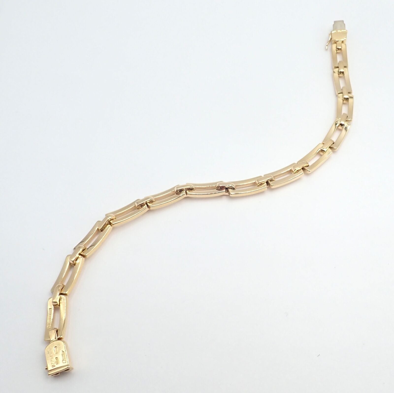Authentic Cartier Vintage 18K Yellow Gold Link Bracelet 1993 - Luxury Jewelry for Women, Perfect for Parties, Weddings & Special Occasions