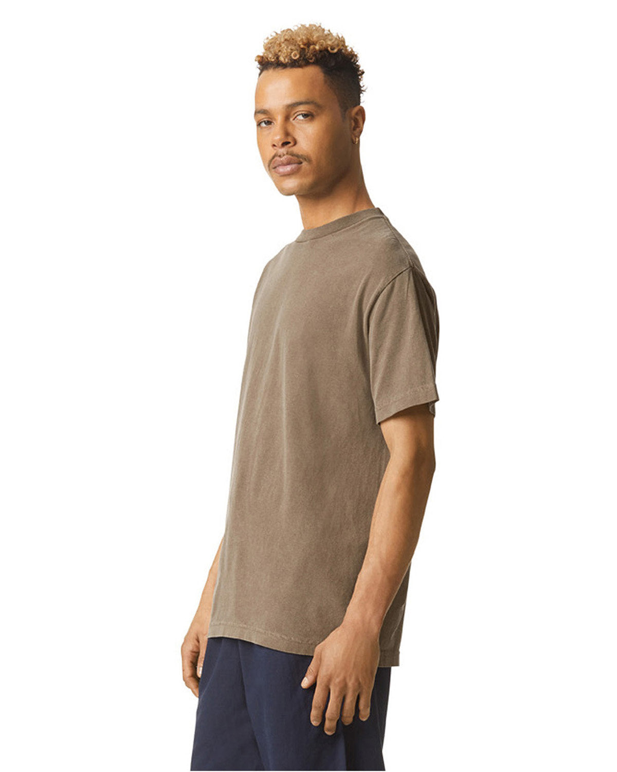 American Apparel 1301GD Unisex Garment Dyed T-Shirt | Soft Cotton Crewneck Tee for Men & Women | Perfect for Casual Wear, Layering & Everyday Outfits