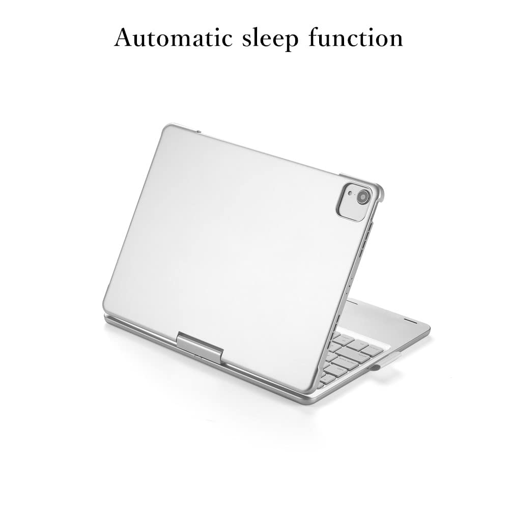 360° Rotatable Backlit Keyboard with Touchpad for iPad Air 11