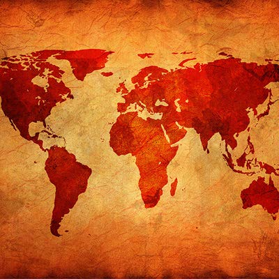 Brown Global Map