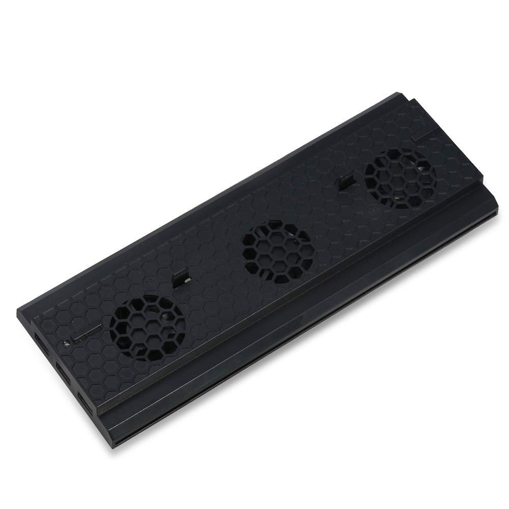 OSTENT 3 Cooling Fans with USB Ports - Vertical Stand for Xbox One X Console - Prevent Overheating for Extended Gaming Sessions