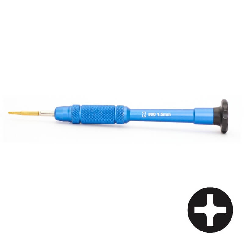 PH00 Precision 2.0mm Phillips Screwdriver - #00 Metal Screwdriver Tool for Electronics, Watches & Small Devices Repair - Perfect for Eyeglasses, Smartphones & Laptop Maintenance
