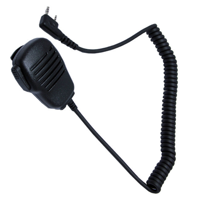 Kenwood HRM16 Two Way Radio Palm Speaker Mic - Hands-Free Communication for Security, Construction & Outdoor Activities