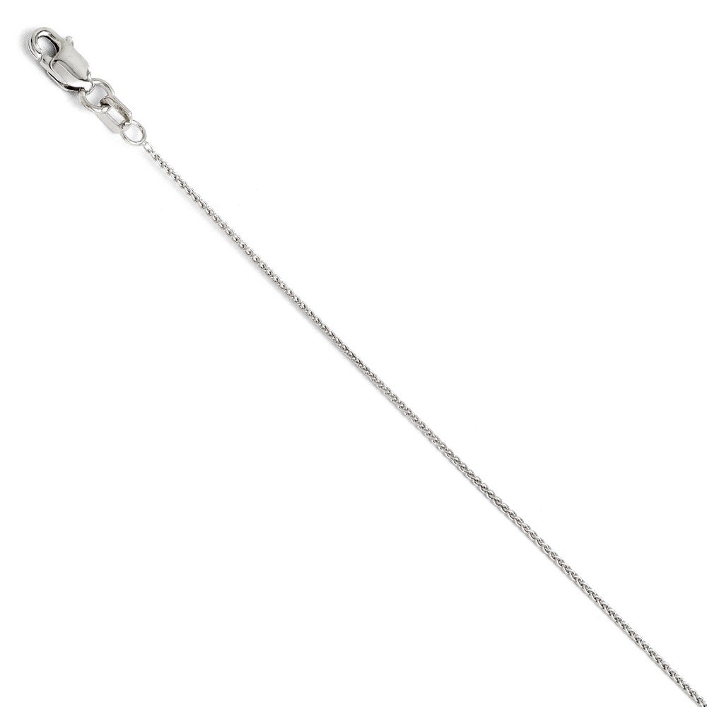 14K Solid Gold 0.8mm Baby Spiga Wheat Chain Necklace - Dainty Layering Jewelry for Women, Perfect for Everyday Wear & Gift Giving