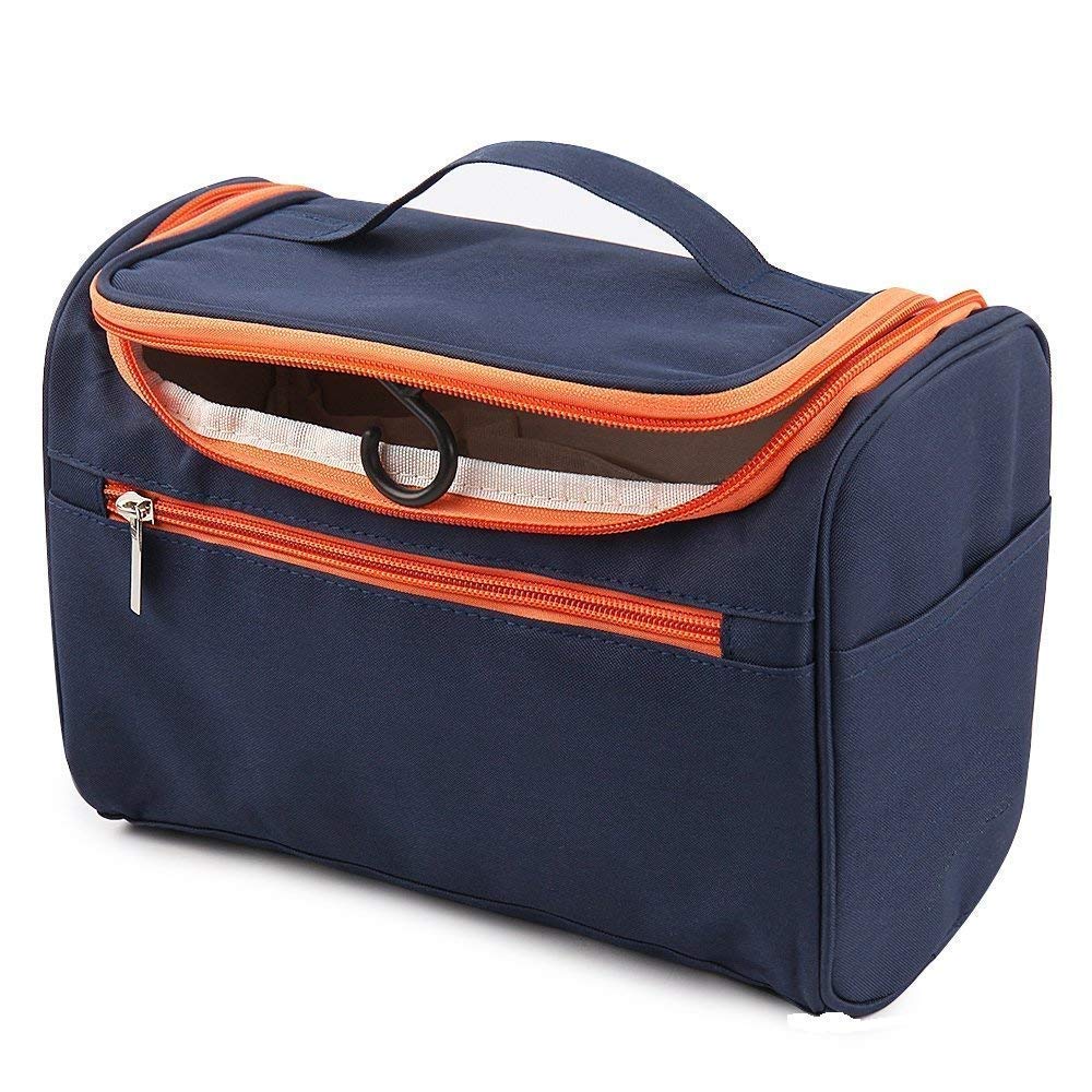 Waterproof Makeup Bag for Women & Girls - Travel Cosmetic Organizer with Zipper Pouch, Toiletry Bag Accessories | Perfect for Travel, Gym & Daily Use