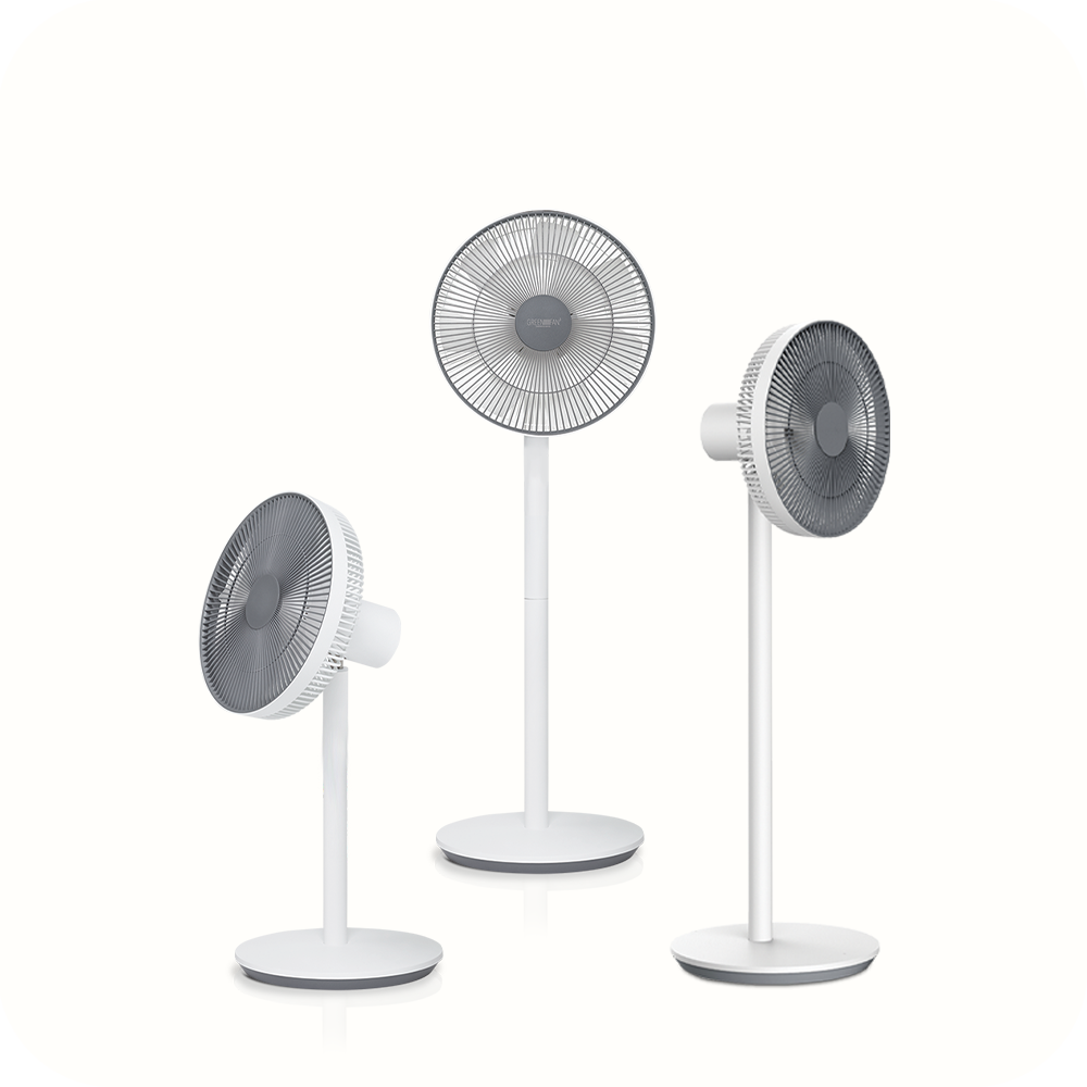 F5 Lite GreenFan - Portable USB Desk Fan with 3 Speeds, Quiet Operation, Energy Efficient for Home, Office, and Travel Use | Perfect for Personal Cooling, Workspaces, and Outdoor Activities