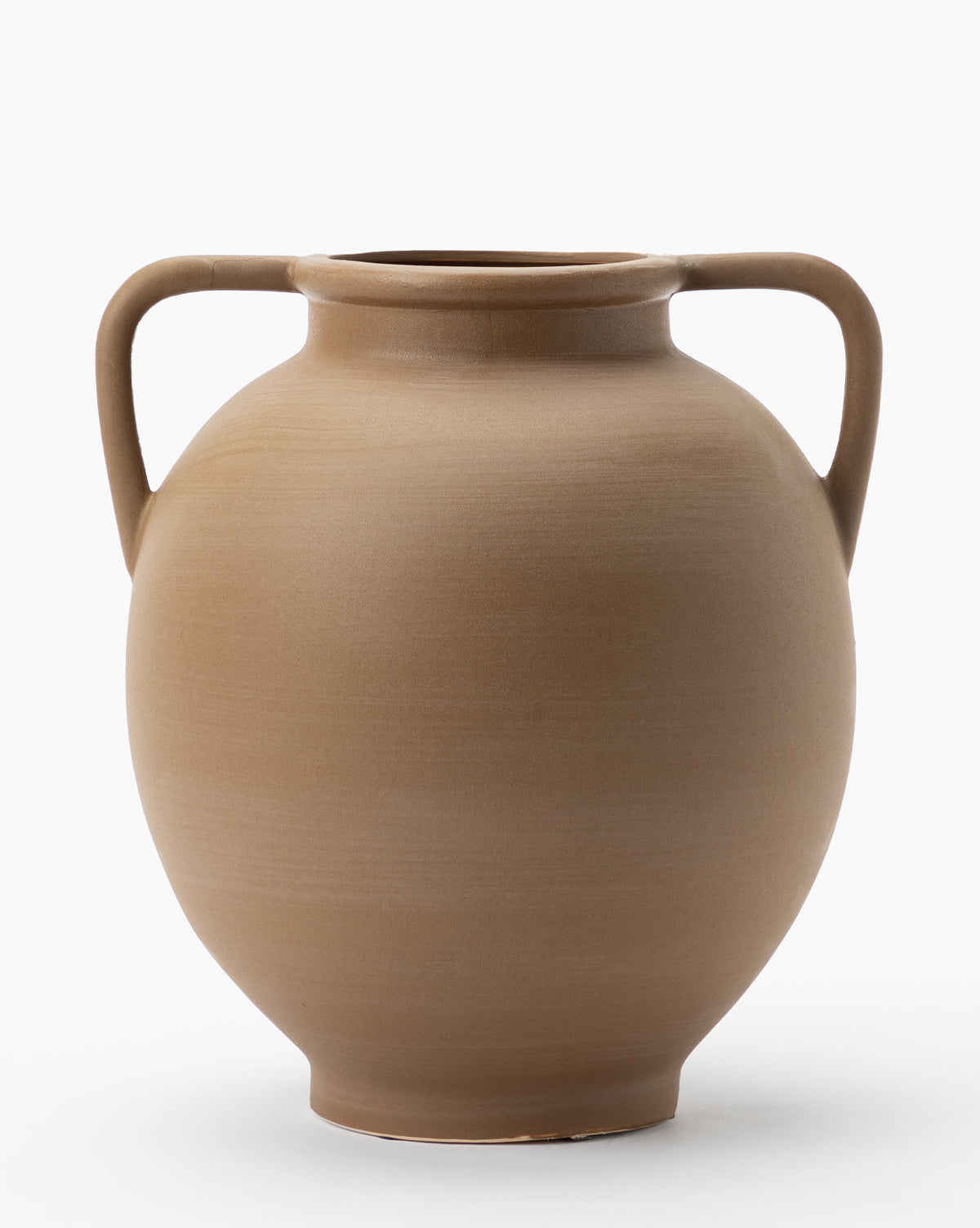 Elegant Round Dual Handle Vase for Home Decor - Perfect for Flowers, Centerpieces, and Living Room, Dining Table, or Wedding Decorations