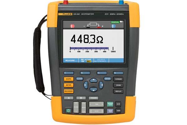 Fluke 190-062 60MHz ScopeMeter Test Tool with SCC 290 Accessory Kit - Perfect for Industrial Electrical Maintenance, HVAC Repair, and Automotive Diagnostics