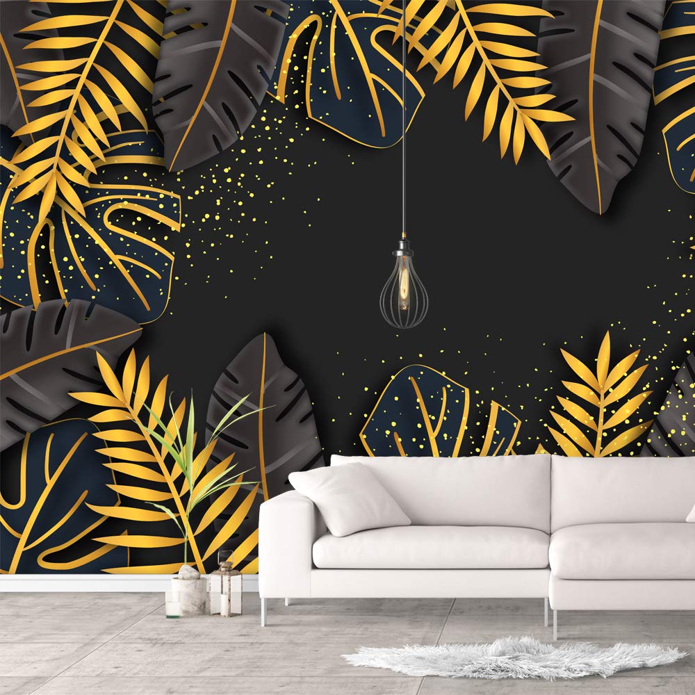 Green Plants & Animals Removable Wallpaper - Peel and Stick Wall Mural for Bedroom Decor (66x96 inches) - Perfect for Nursery, Kids Room, or Home Office Wall Art
