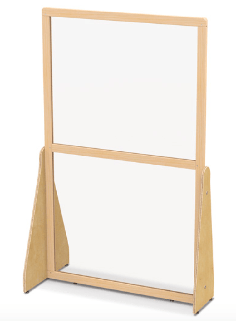 Jonti Craft Clear Small Space & Crib Divider - Perfect for Daycare, Nursery, and Classroom Organization - Safety Barrier for Toddlers and Infants