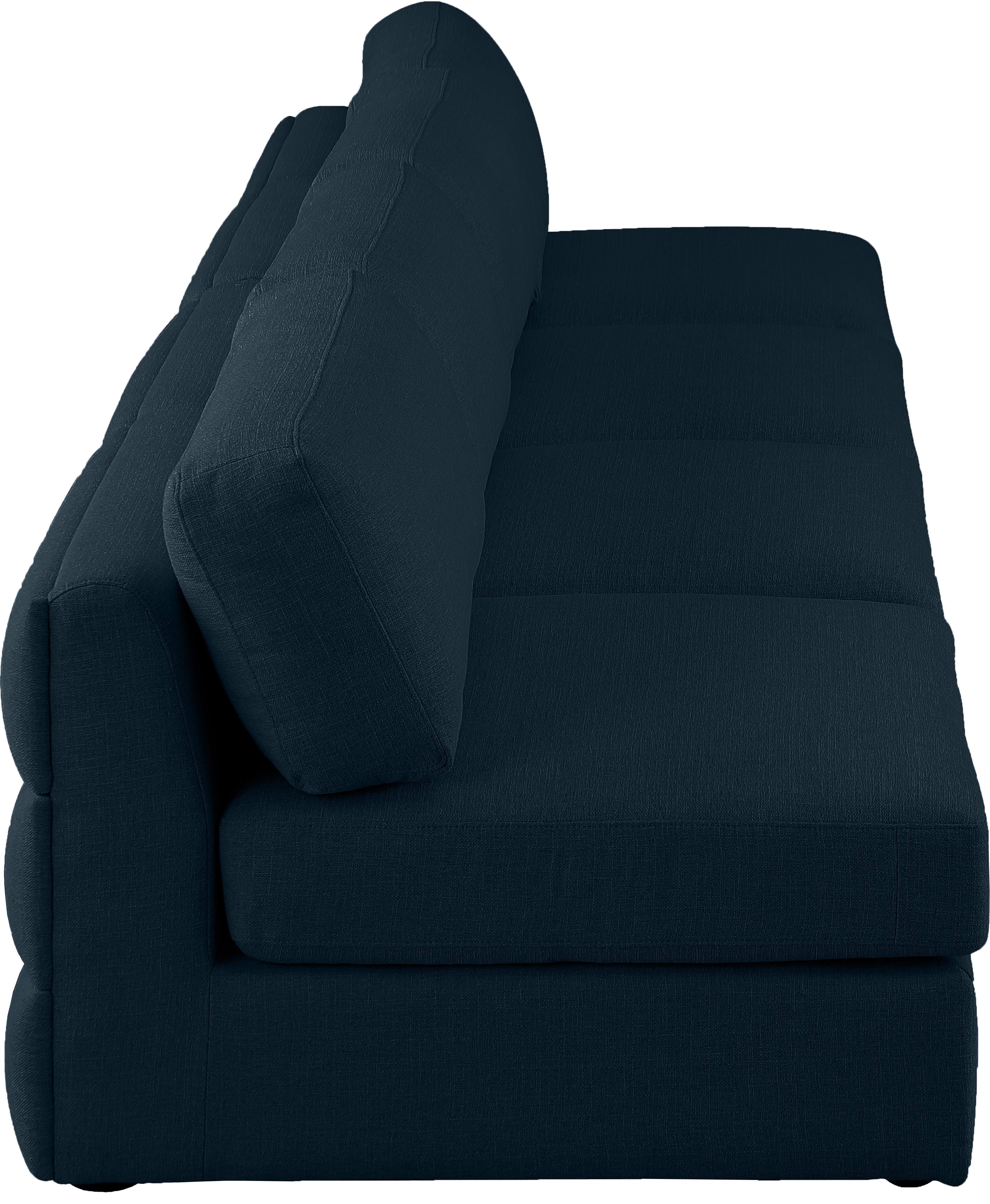 Beckham Durable Linen Textured Fabric Modular Sofa - Modern Sectional Couch for Living Room, Lounge & Family Room Comfort