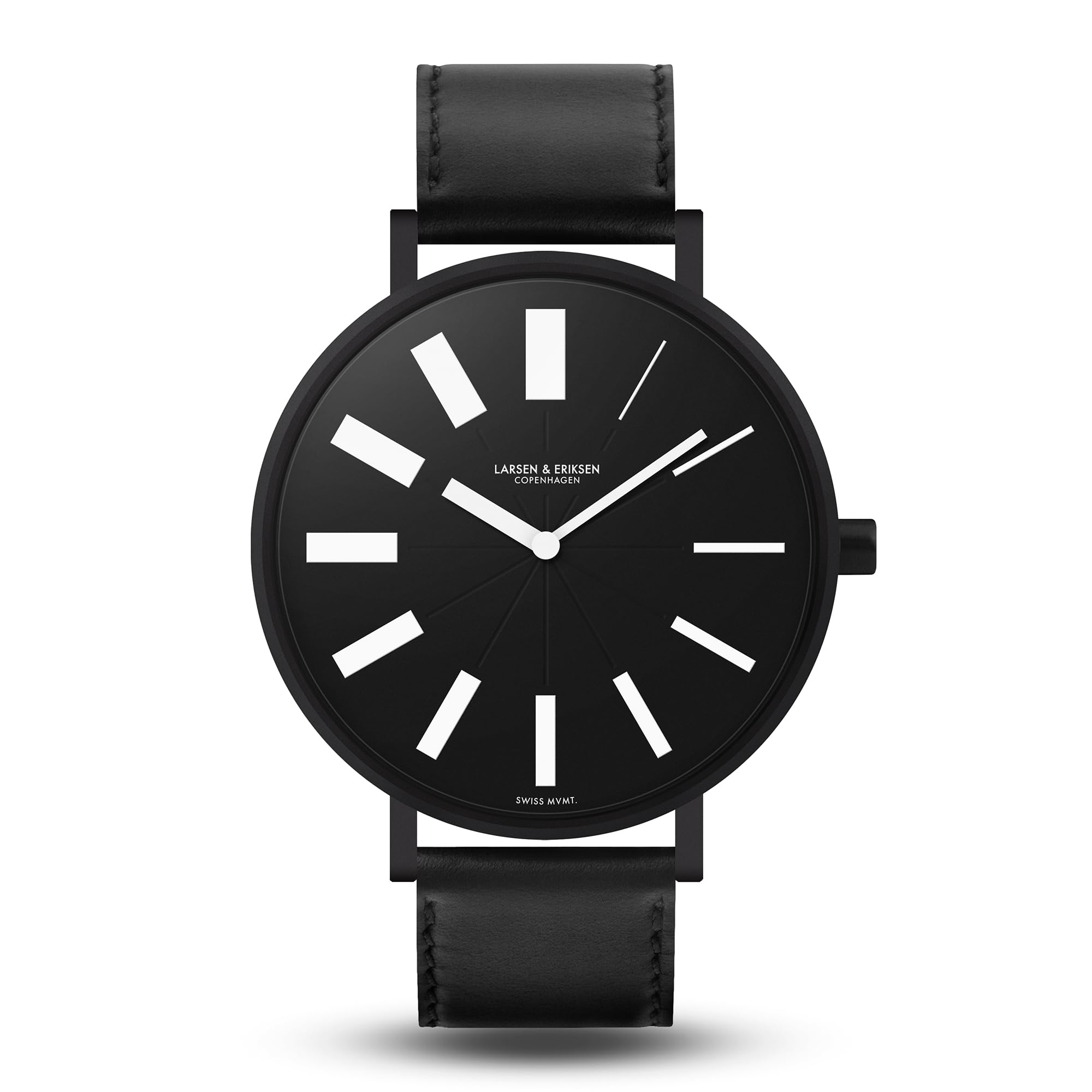 Premium Swiss Made Men's Analog Quartz Watch - Water Resistant & Scratchproof with Anti-Reflective Sapphire Crystal - Handcrafted Danish Design - Perfect for Business, Formal Events & Everyday Wear
