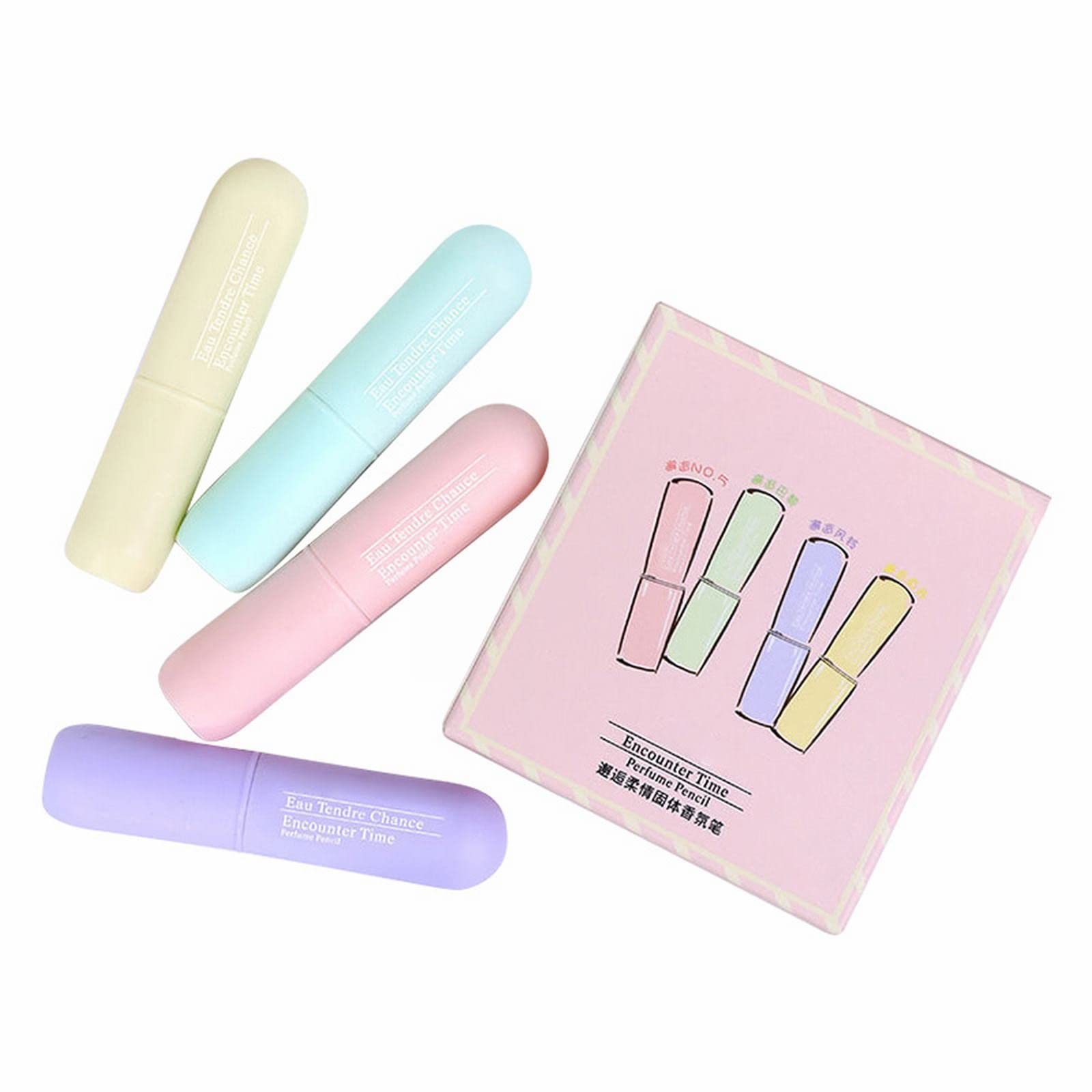 Girls' Perfume Gift Set with Solid Body Balm & Card Pockets - Long Lasting Fragrance Scent Warmers for Teens (Pink, One Size) - Perfect for Birthdays, Valentine's Day & Special Occasions