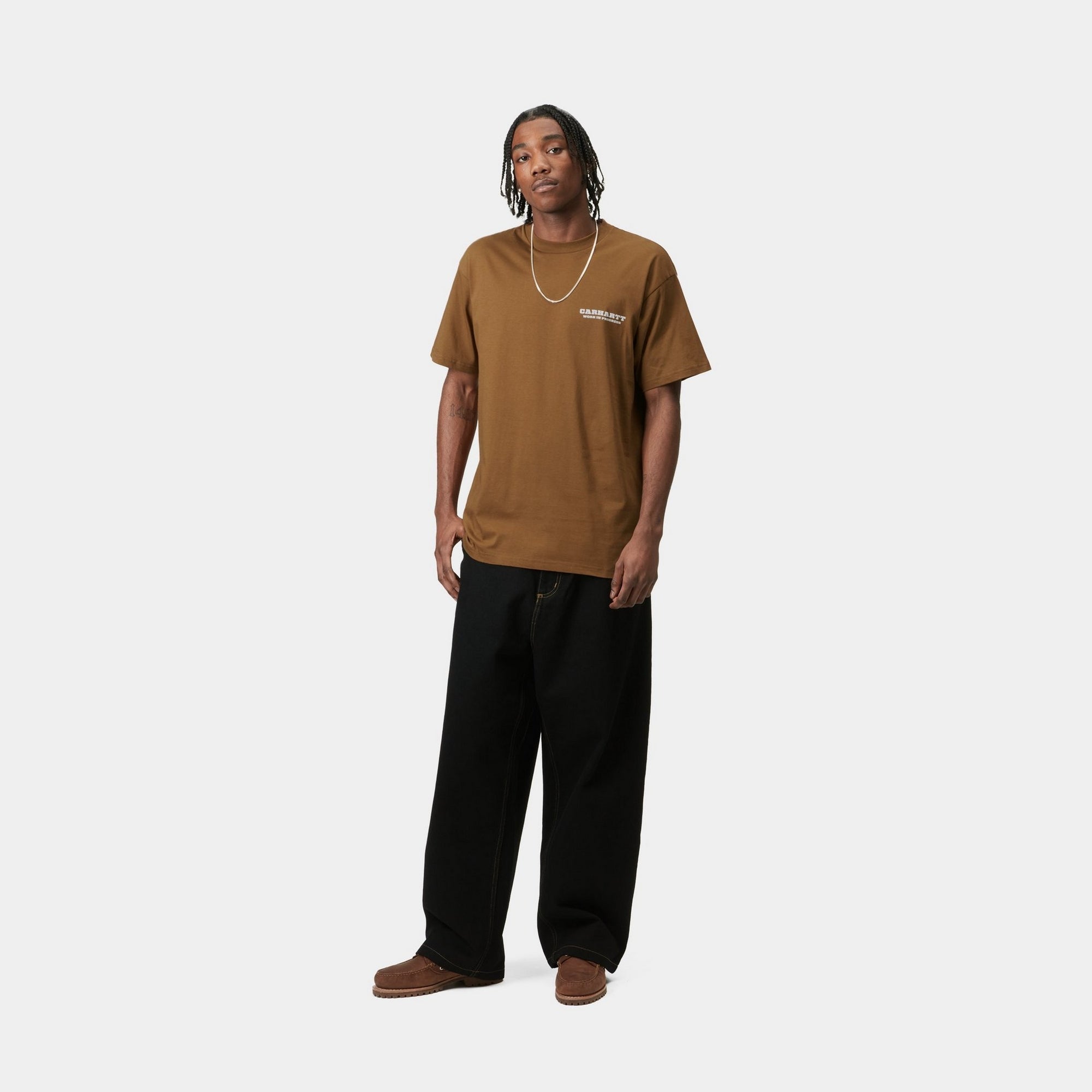 Runaway Graphic T-Shirt - Hamilton Brown & White Vintage Style Tee for Casual Wear, Street Fashion, and Everyday Outfits
