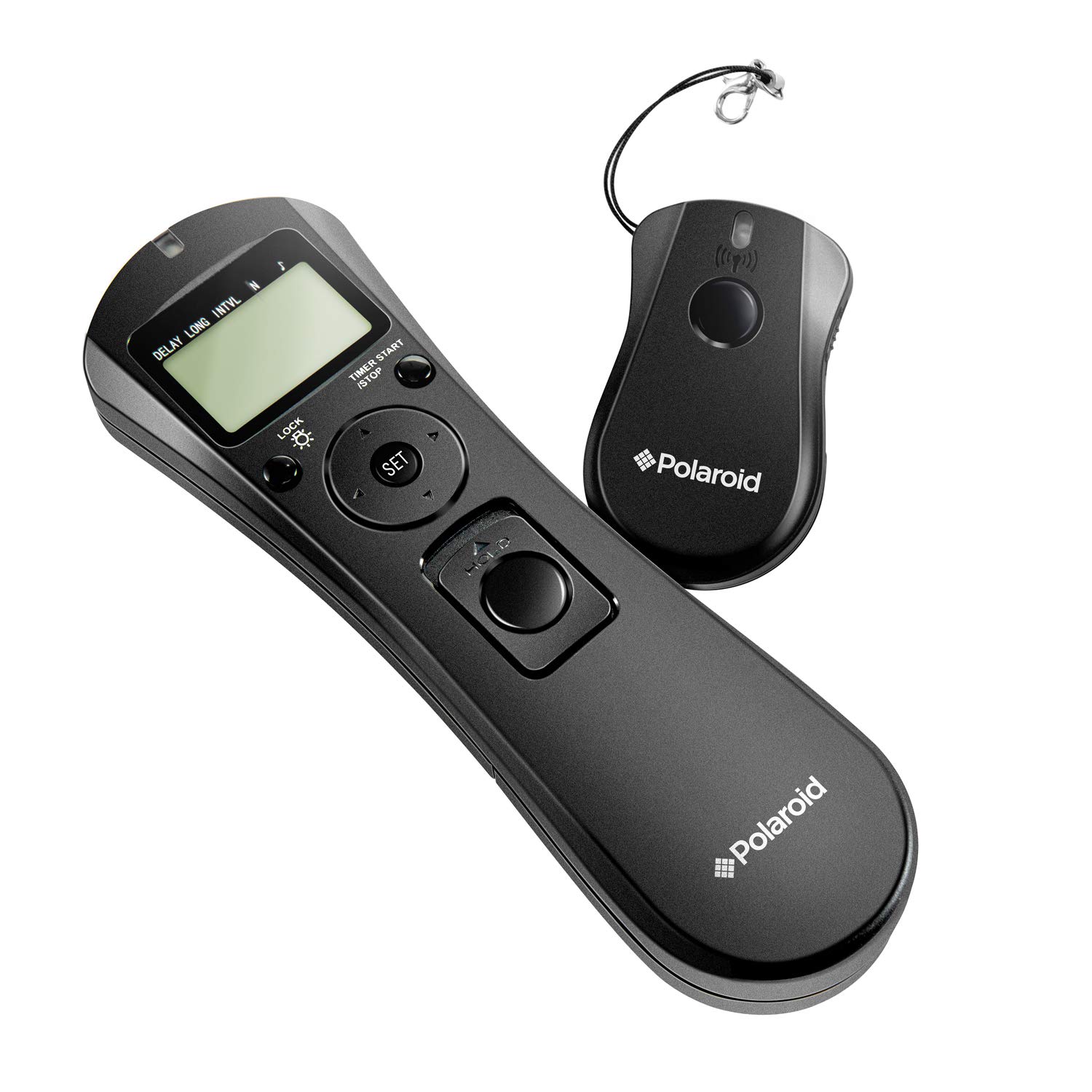 Polaroid Wireless Camera Shutter Remote with Interval Timer for Canon DSLR Cameras - Perfect for Group Photos, Self-Portraits, and Long Exposure Photography