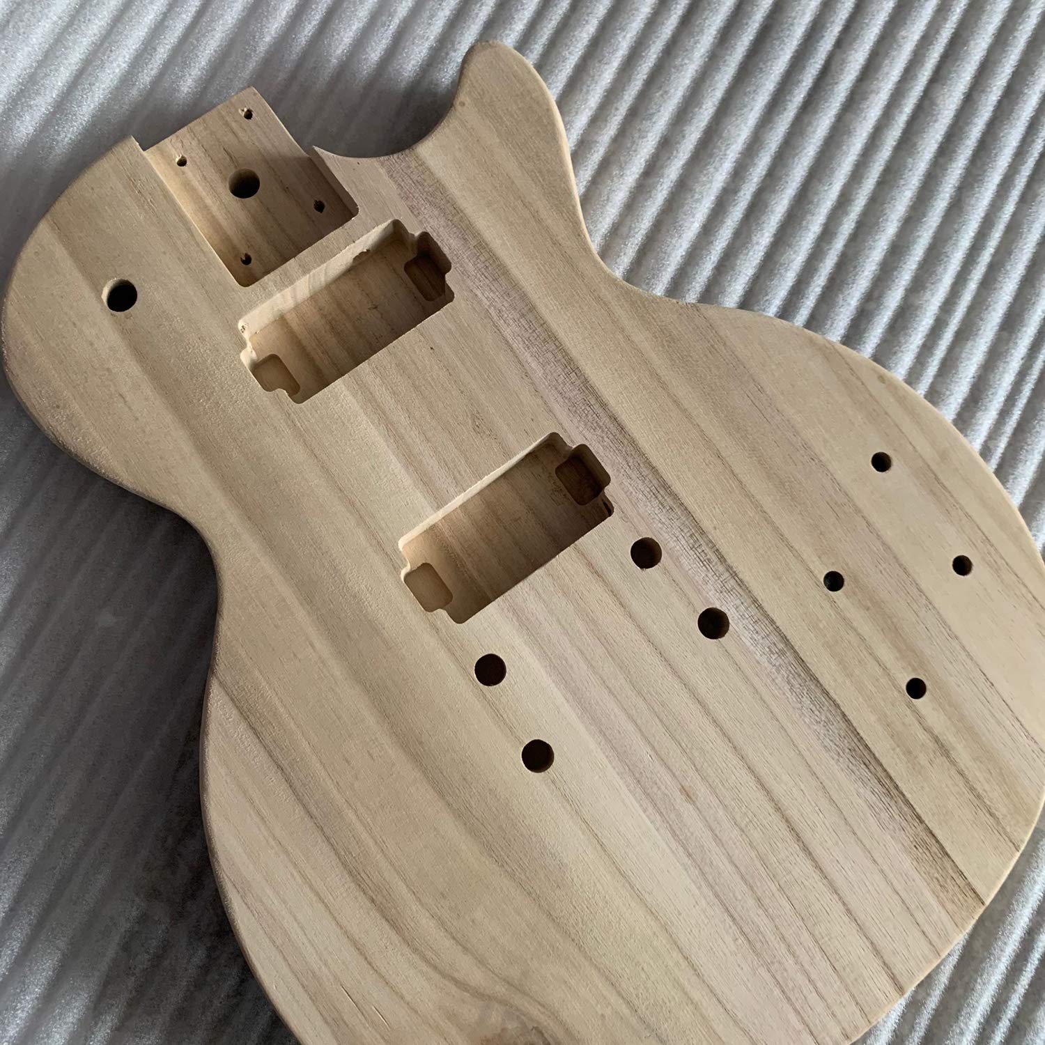 Maple Wood Unfinished Electric Guitar Body Blank for PB Style Bass Guitars - DIY Guitar Parts & Luthier Supplies for Custom Builds & Repairs