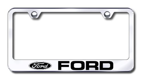 Premium Gold Ford License Plate Frame - Durable Metal Car Accessory for Ford Vehicles - Perfect for Customizing & Protecting Your License Plate