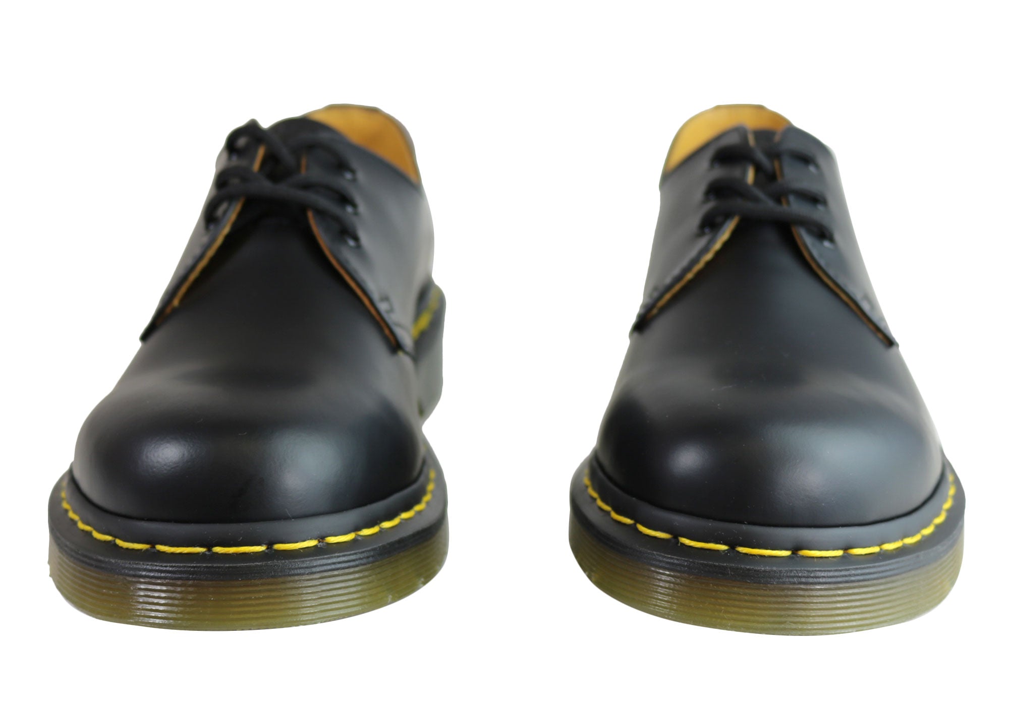 Dr. Martens 1461 Classic Black Smooth Leather Lace-Up Shoes - Unisex Comfort for Everyday Wear, Office & Casual Outfits